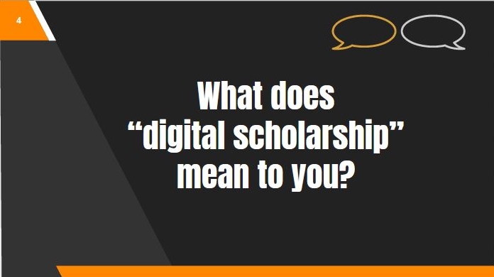 What is Digital Scholarship? A Planning Workshop for CSU-Channel Islands