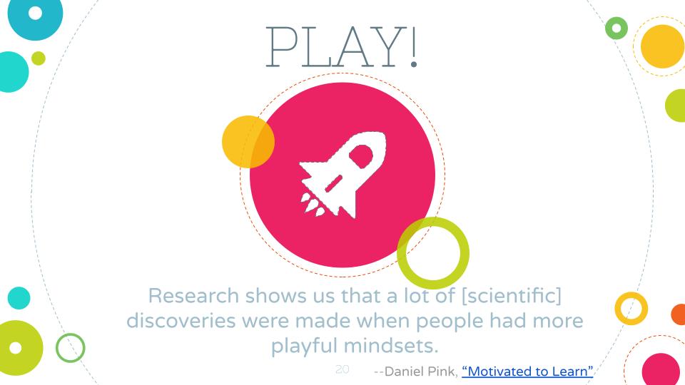 Play makes us human & aids learning